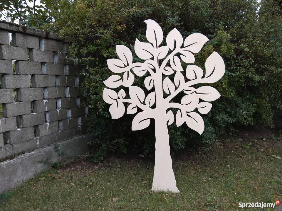 Duże drzewko drzewo ozdoba ażur wycinanka śląskie Zawiercie sprzedam