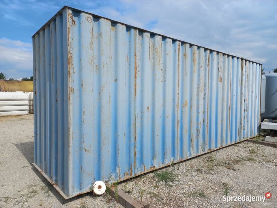 Kontener Zbiornik Stalowy na Ciecz Olej Płyny