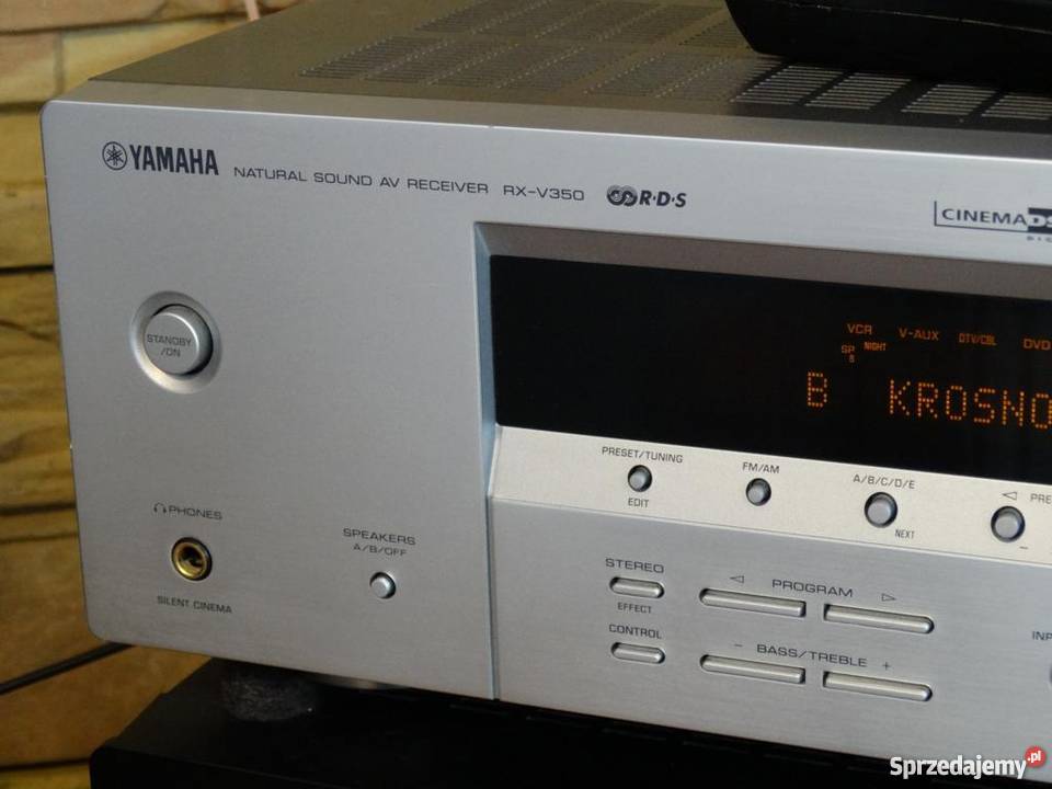 Amplituner Yamaha RXV350 RDS pilot sprawny Jasło