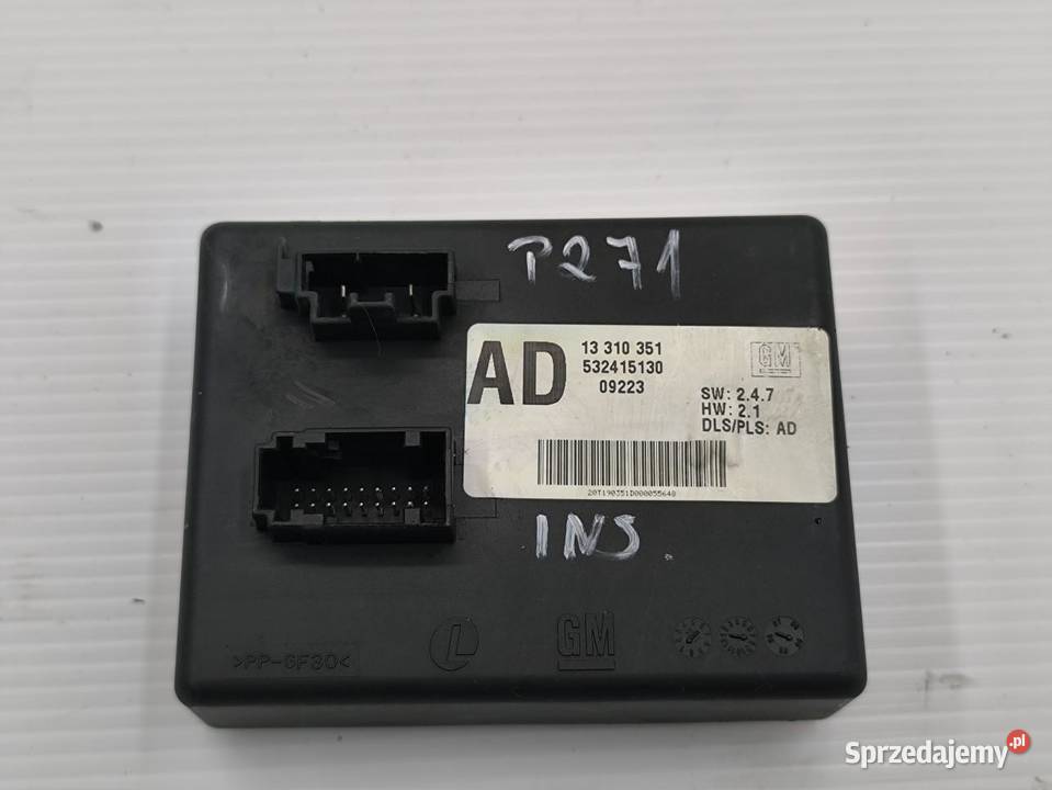 MODUŁ HAKA OPEL INSIGNIA A 20CDTI 13310351 osobowe sprzedam