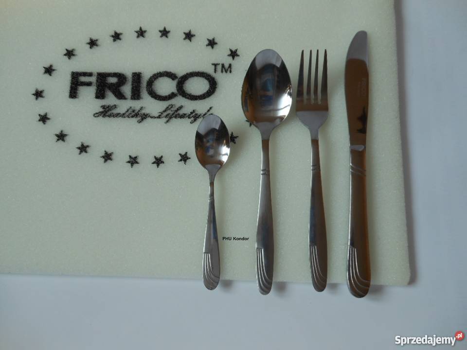 Sztućce FRICO 72 elementy w WalizceWalizka na 12 Bąkowiec