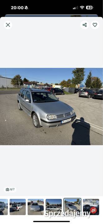 Vw golf 4 19 tdi klimatyzacja hak VAT marża Golf świętokrzyskie Kielce