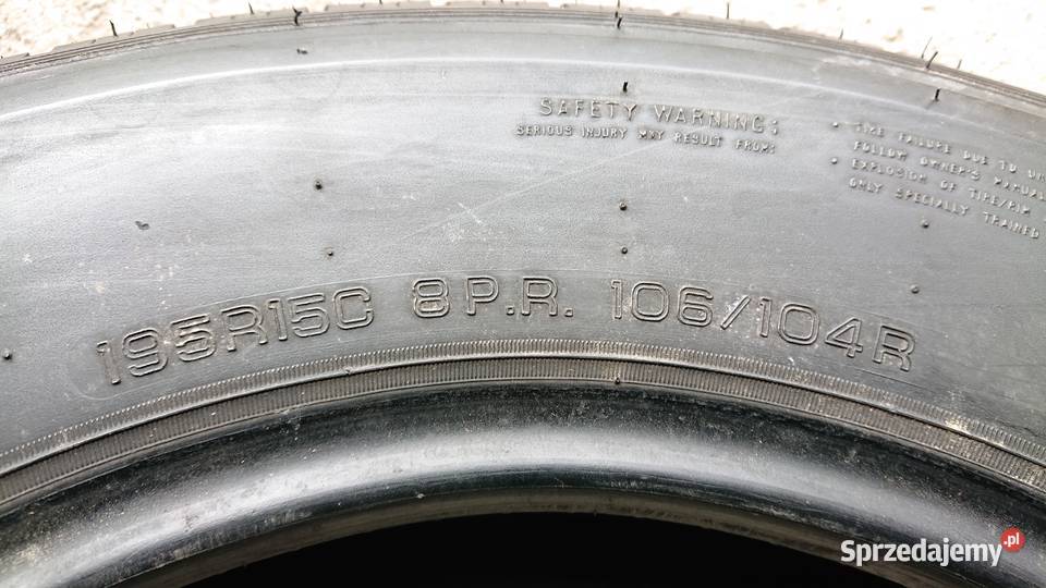 OPONA letnia 9mm Nexen 195R15C SV820 Radial Suwałki