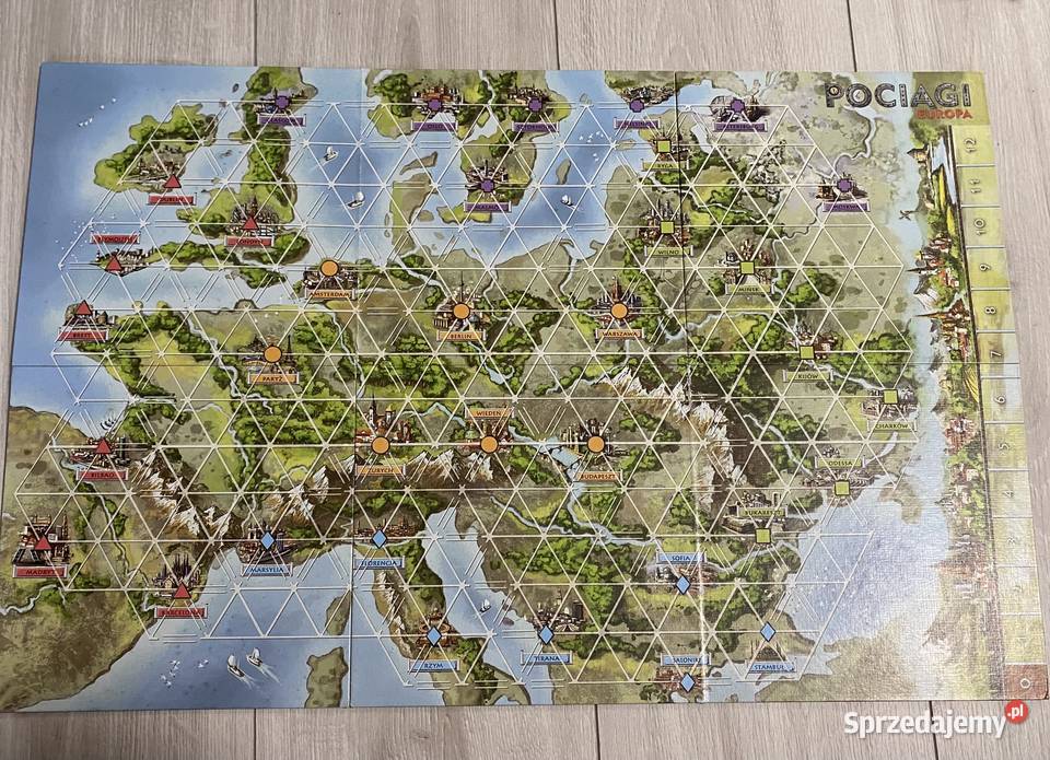 Gra planszowa Pociągi Europa