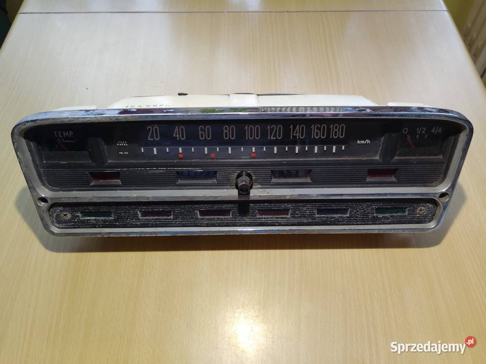 Polski Fiat 125p prędkościomierz lata 70 Gliwice