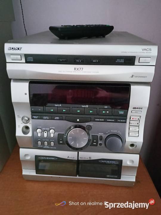 Wieża Sony kolumny 2x100w 8 ohm Audio