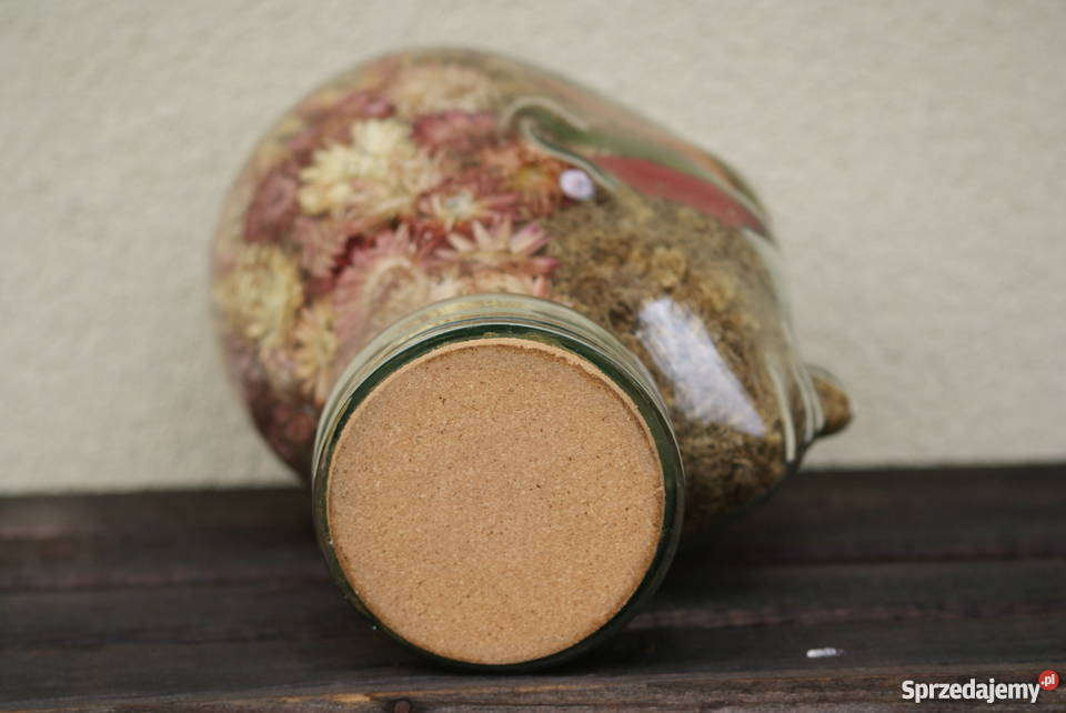 Szklana głowa kwiatowa kompozycja mazowieckie Warszawa sprzedam