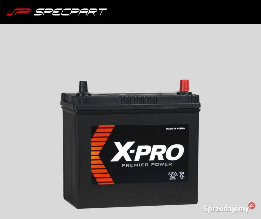 Akumulator XPRO 45Ah 430A EN Japan Prawy Plus łódzkie Łódź
