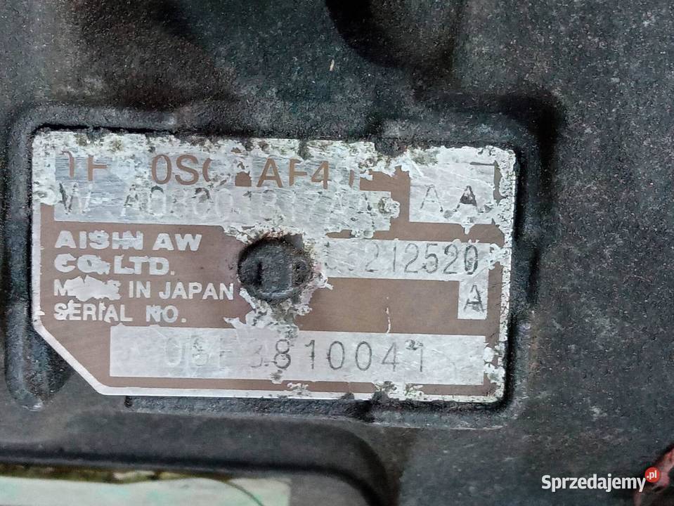 SKRZYNIA BIEGÓW AUTOMATYCZNA 55212520 19 JTDM