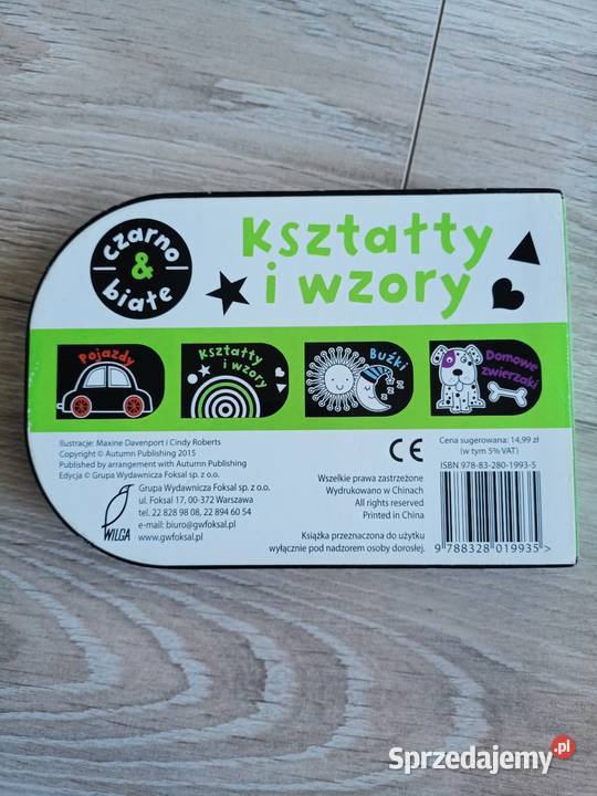 Książeczka Kształty i wzory Wilga CE