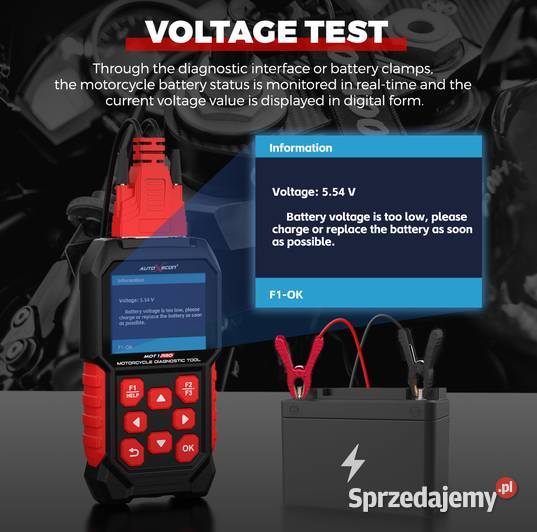 AUTOXSCAN MOTO 1 PRO Tester Diagnostyczny 1 Gorzów Wielkopolski