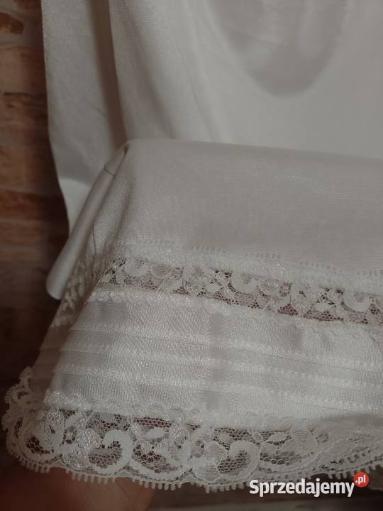 4XL5XL Ekskluzywna biała półhalka pod spódnicę z biały Kraków