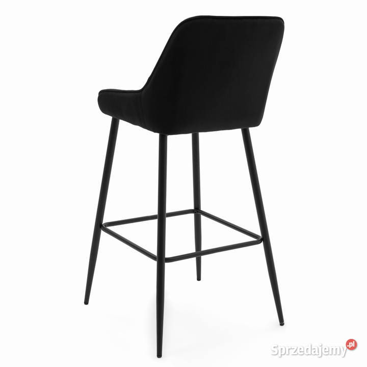 Czarny Hoker Tapicerowany Vasto Wysyłka 24H Tarchały Małe