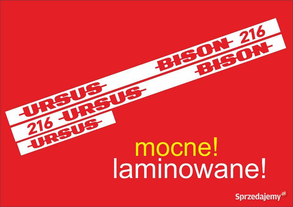 Naklejki Ursus Bison 216 mocne inne modele Bydgoszcz