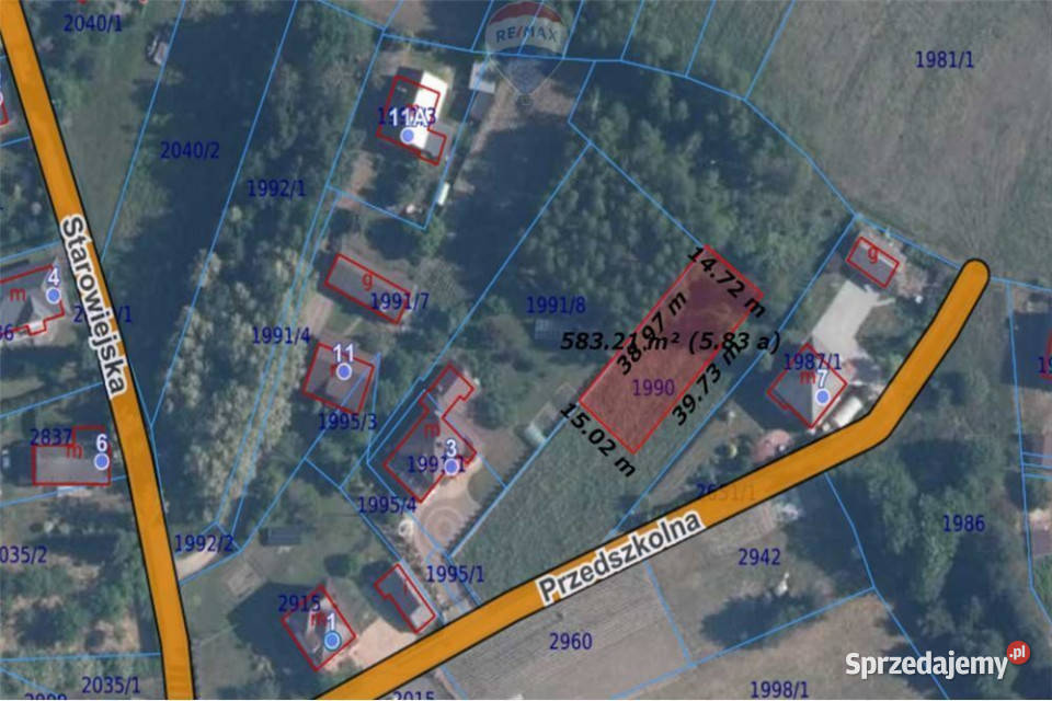 Działka budowlana 650 m2 z dojazdem do A4 w 15 Olszyny