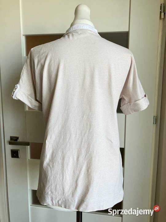 Nowa bluzka bawełna Stanfield tshirt kołnierzyk podkarpackie Nisko