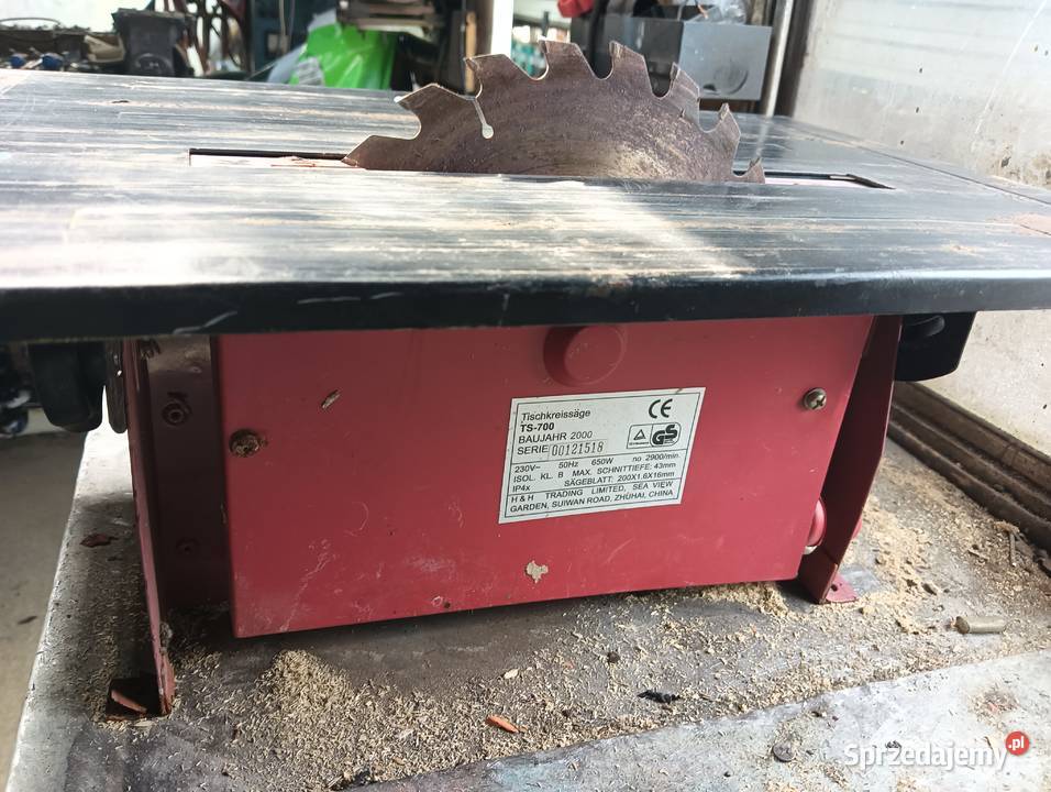 Piła do drewna 650W 230V stołowa pilarka Wałbrzych