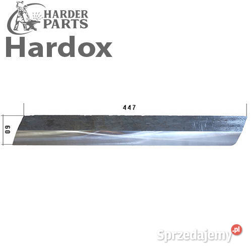 Nóż długi 1P HARDOX 1 części do wycinaka kiszonki Kąty