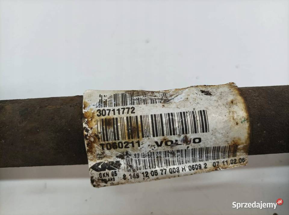 PÓŁOŚ LEWY PRZÓD 18 125 30711772 Volvo S40 II świętokrzyskie