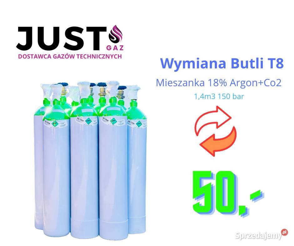 ArgonCO2 18 Mieszanka Corgon18 do spawania Pozostałe Nowy Sącz