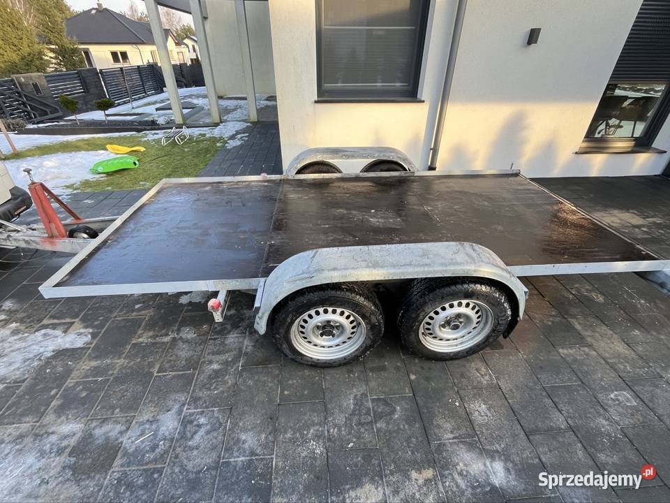 Przyczepka dwuosiowa Bockmann 2000dmc platforma burtowe Turek