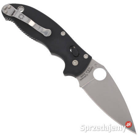 Nóż składany Spyderco Manix 2 Black G10 Satin