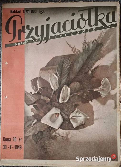 Stare gazety Przyjaciółka 1949 r Jaworzno