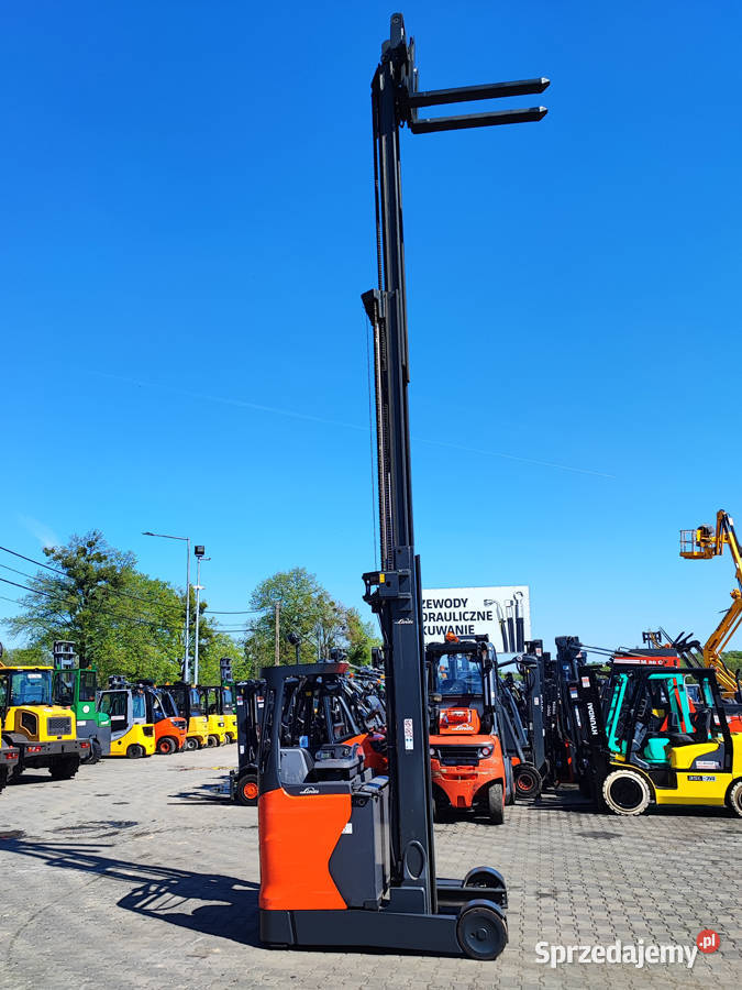 Wózek widłowy elektryczny reach truck Linde Kęty