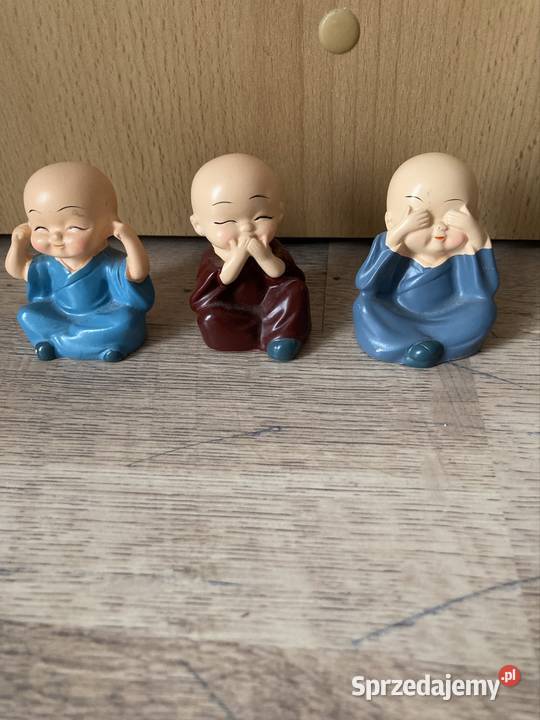 Figurki małego buddy nie widzę nie słyszę nie Warszawa