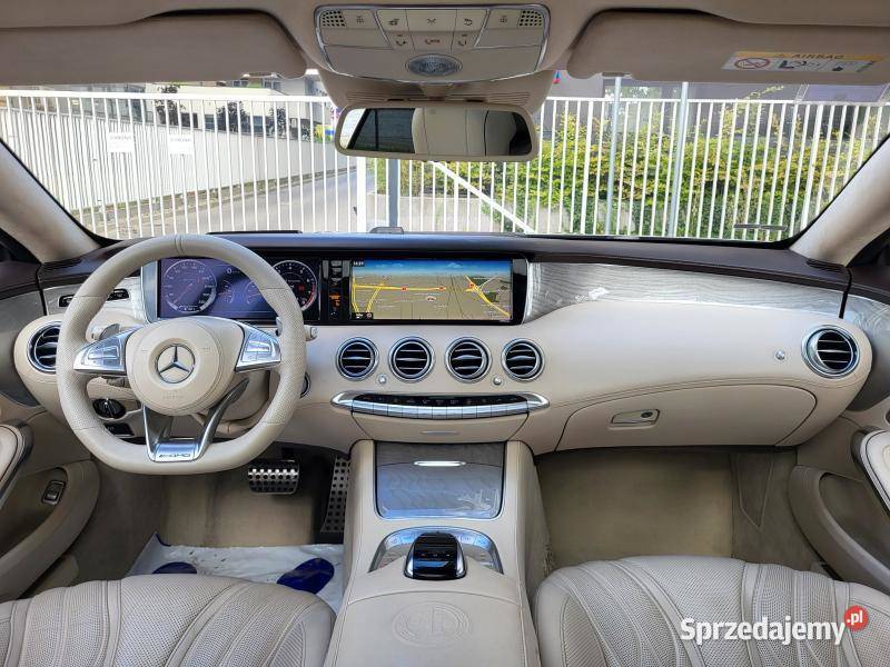 S63 AMG Coupe V8 55l 585 4X4 4Matic Bogata mazowieckie Warszawa