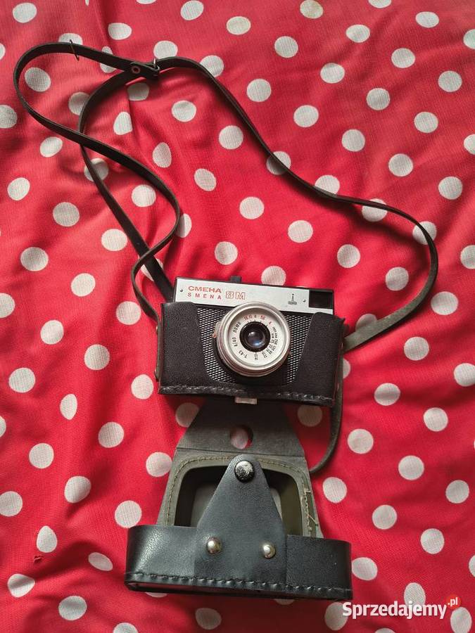 SPRAWNY Smiena 8M aparat analogowy vintage etui wielkopolskie Krotoszyn