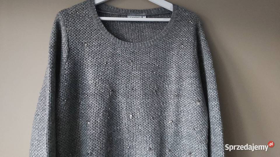 Elegancki sweter Canda zdobiony rozmiar ML Lublin