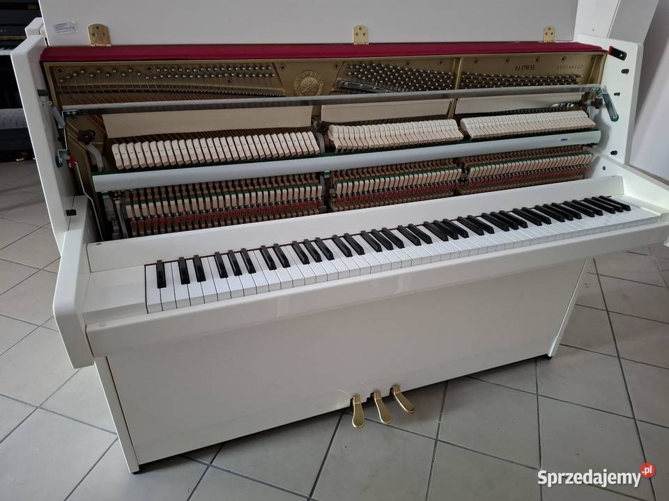 Pianino Yamaha B1 PWH stan fabryczny białe Brzesko