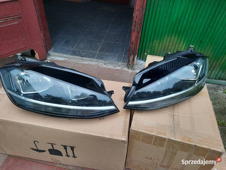 lampy przednie vw golf VII POLIFT europa stan