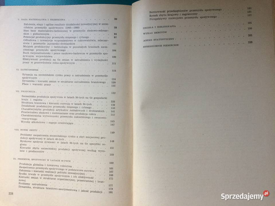 3423 Przemysł Spożywczy Woj Szczecińskiego Antykwariat sprzedam