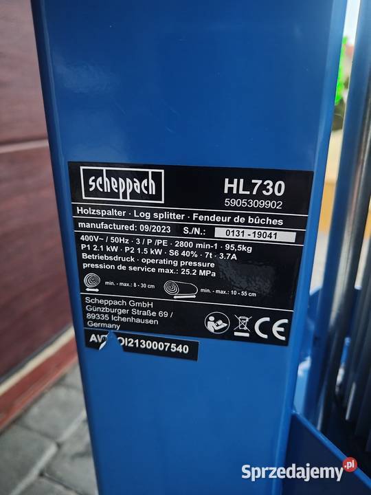 Rębak SCHEPPACH HL 730 mazowieckie Ostrołęka