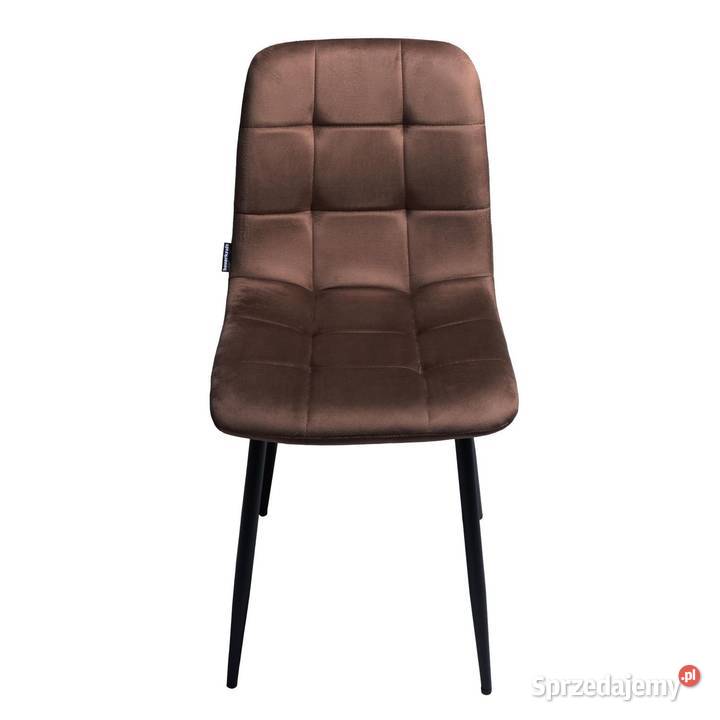 Krzesło tapicerowane welurowe do salonu jadalni wielkopolskie Poznań