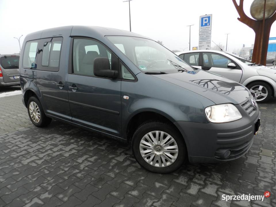 VW Caddy 14i 7 osobowy klima elektryczne lusterka warmińsko-mazurskie Olsztyn