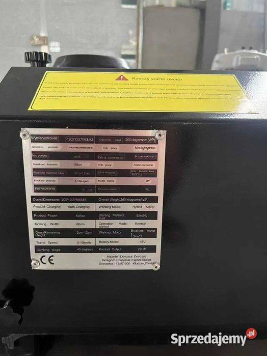 Kosiarka skarpowa plus pług Do ekstremalnych Ścinawica