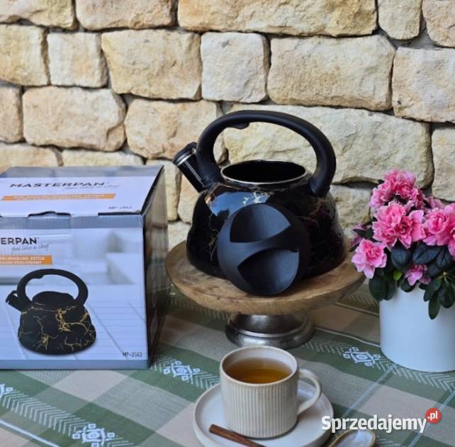 Czajnik marmurkowy czarny sprzedam