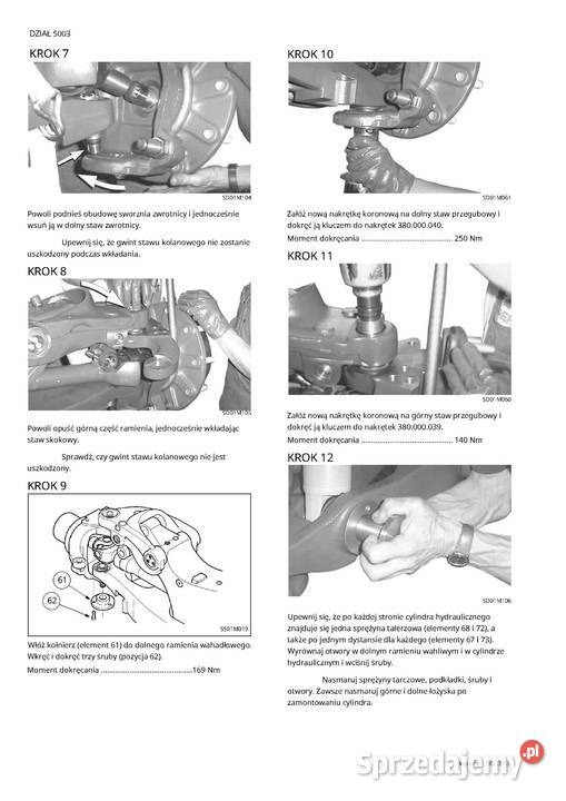 Katalog części Case IH MX instrukcja napraw wielkopolskie Szamotuły