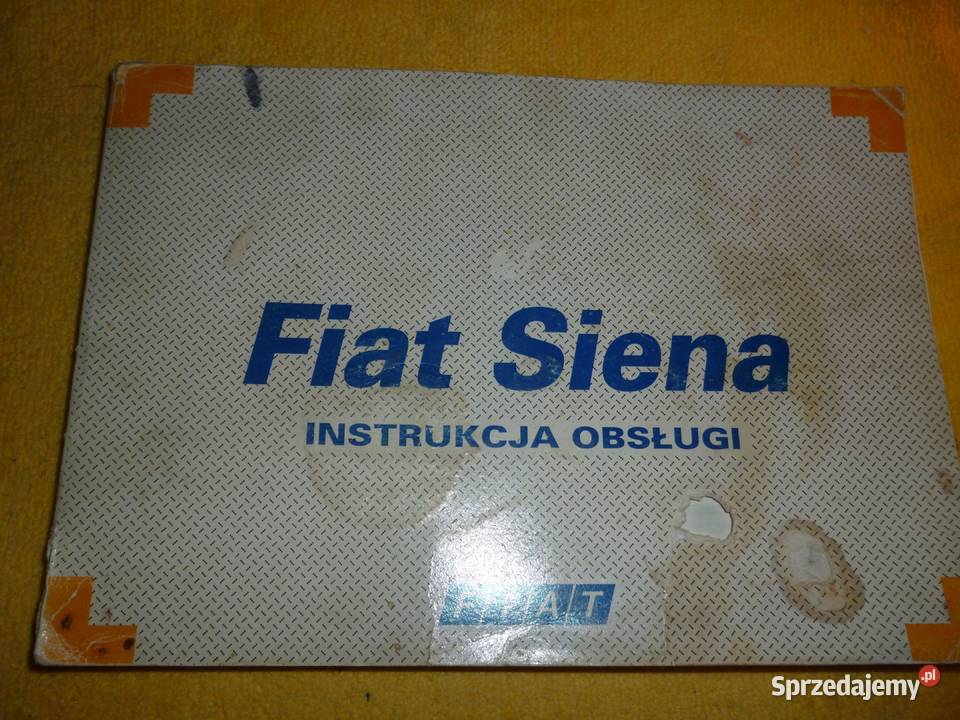 Instrukcja obsługi - Fiat Siena 1,4 - 1,6