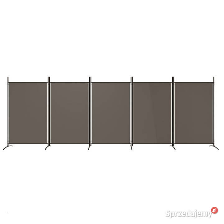Parawan 5panelowy antracytowy 433x180 tkanina Warszawa