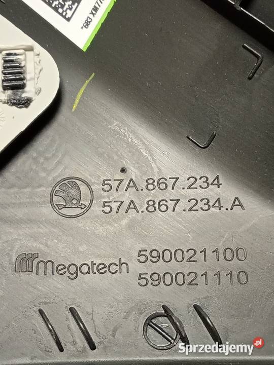 Osłona słupka głośnik 57A867234 wewnętrzna osobowe