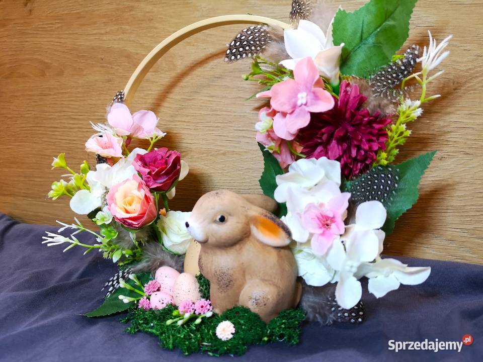 Stroik Wielkanocny na kole Kielce