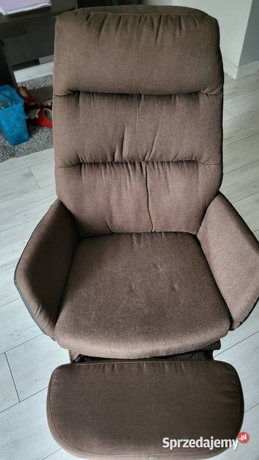 Fotel Rozkładany z Podnóżkiem ikea empik Fotele i krzesła obrotowe Puszczykowo