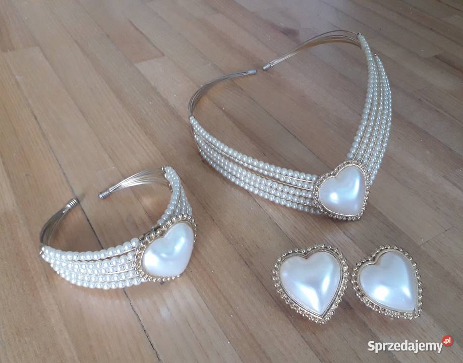 Sztuczna biżuteria lata 90te naszyjnik Warszawa