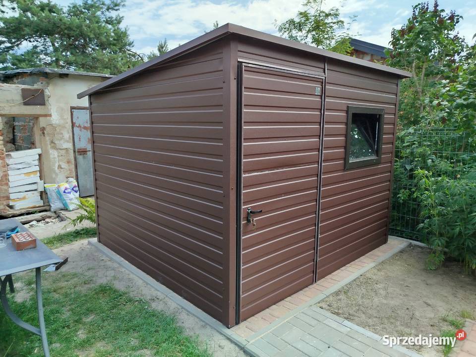 Garaż Blaszany Schowek na Narzędzia Garaże Lipsko
