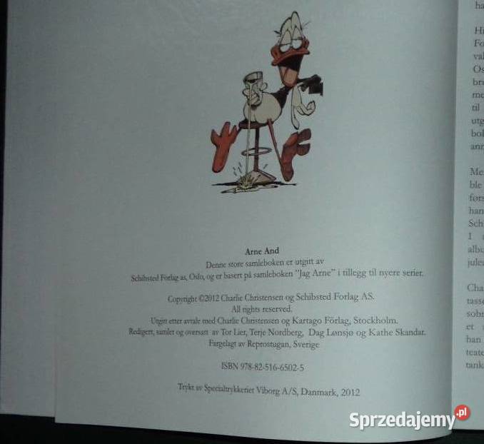 tegneserie komiks Charlie Christensen Jeg Arne Rzeszów sprzedam