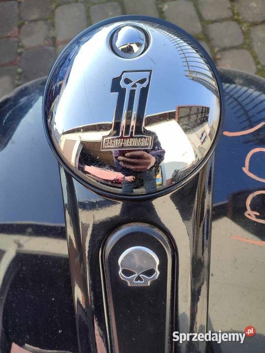harley zbiornik klapka konsola skull Trzciana